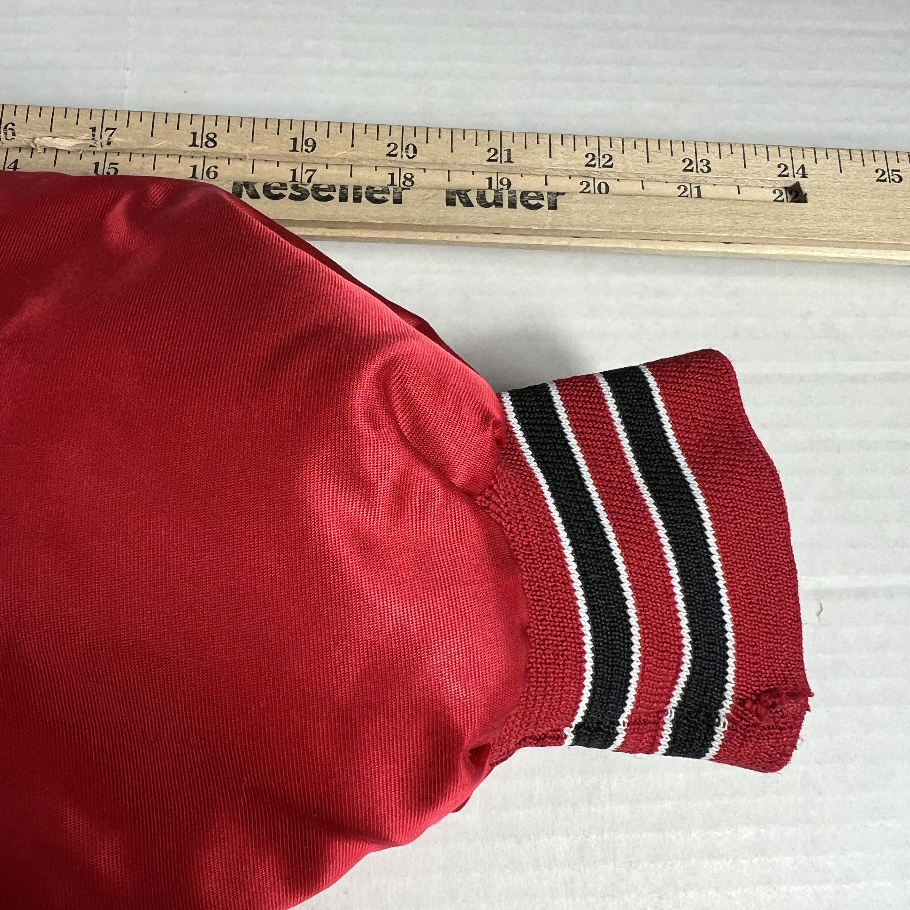 Chalk Line × NBA VTG 90s NBA Chicago Bulls Satin Jacket Snap Button Bomber Size US XL / EU 56 / 4 - 11 Thumbnail