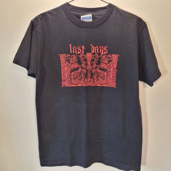 Other Tshirt Co Production Last Days Red Logo Black Tshirt - S Size S / US 4 / IT 40 - 1 Thumbnail