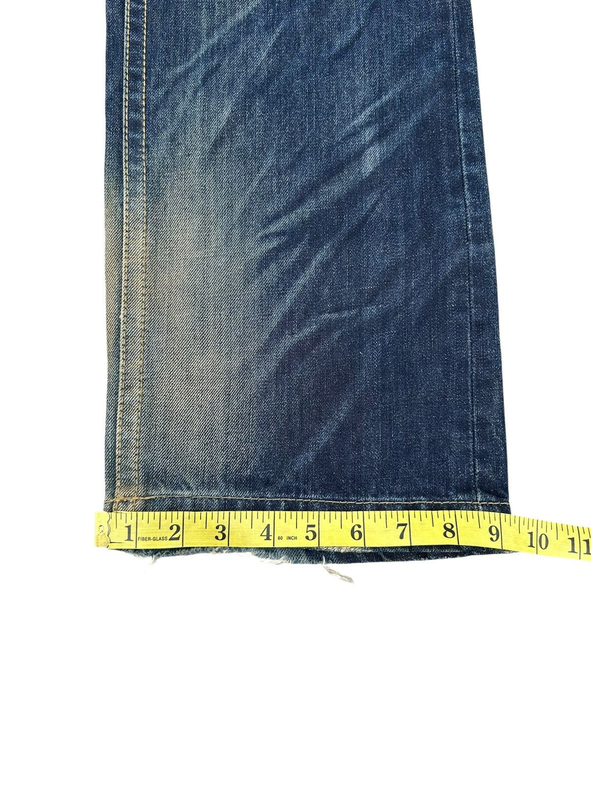 If Six Was Nine Lolita Buckle Back Japanese Brand Distressed Denim Jeans Size US 34 / EU 50 - 21 Thumbnail