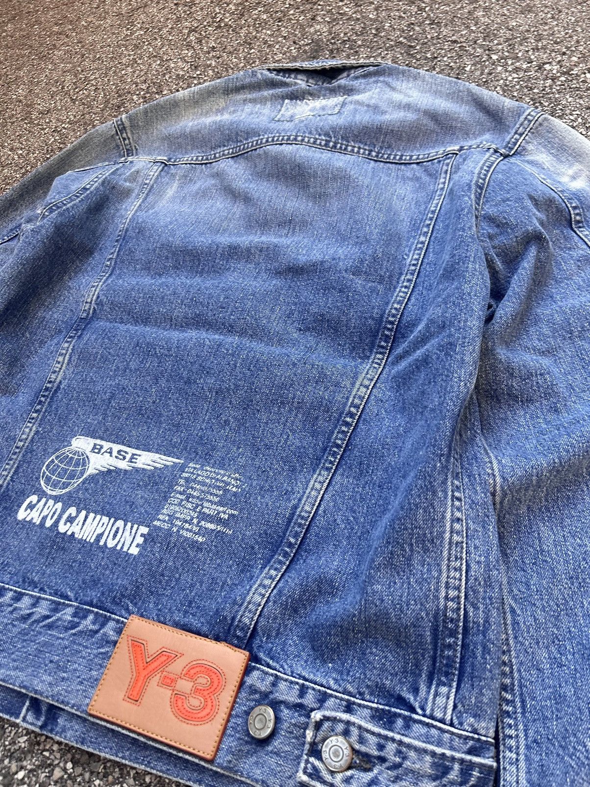 Yohji Yamamoto Sample Y-3 adidas Yohji Yamamoto vintage denim jacket Size US M / EU 48-50 / 2 - 8 Thumbnail