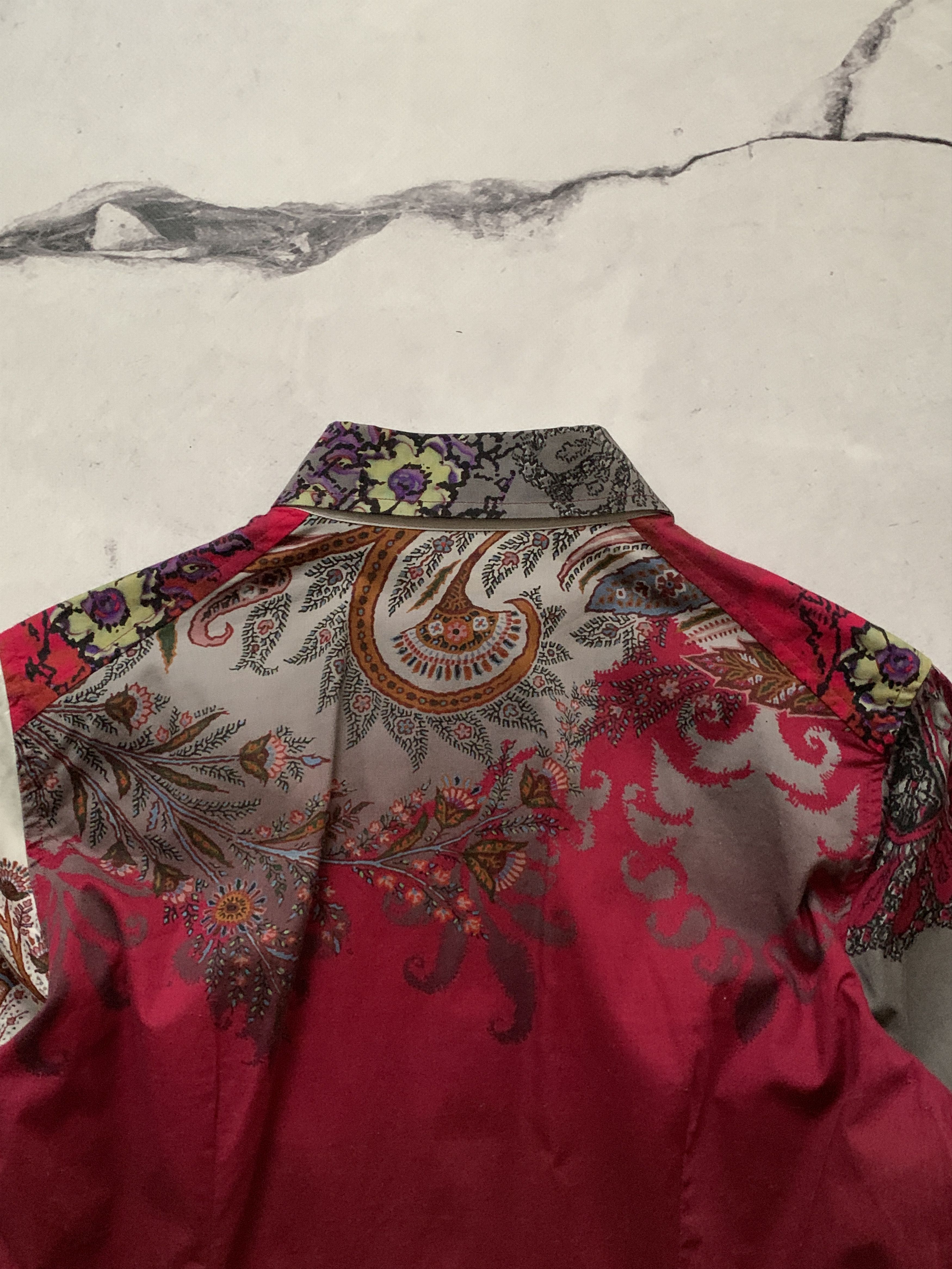 Etro Etro Women's Floral Blouse Top Multicolor Size 44 Italian Size M / US 6-8 / IT 42-44 - 4 Thumbnail