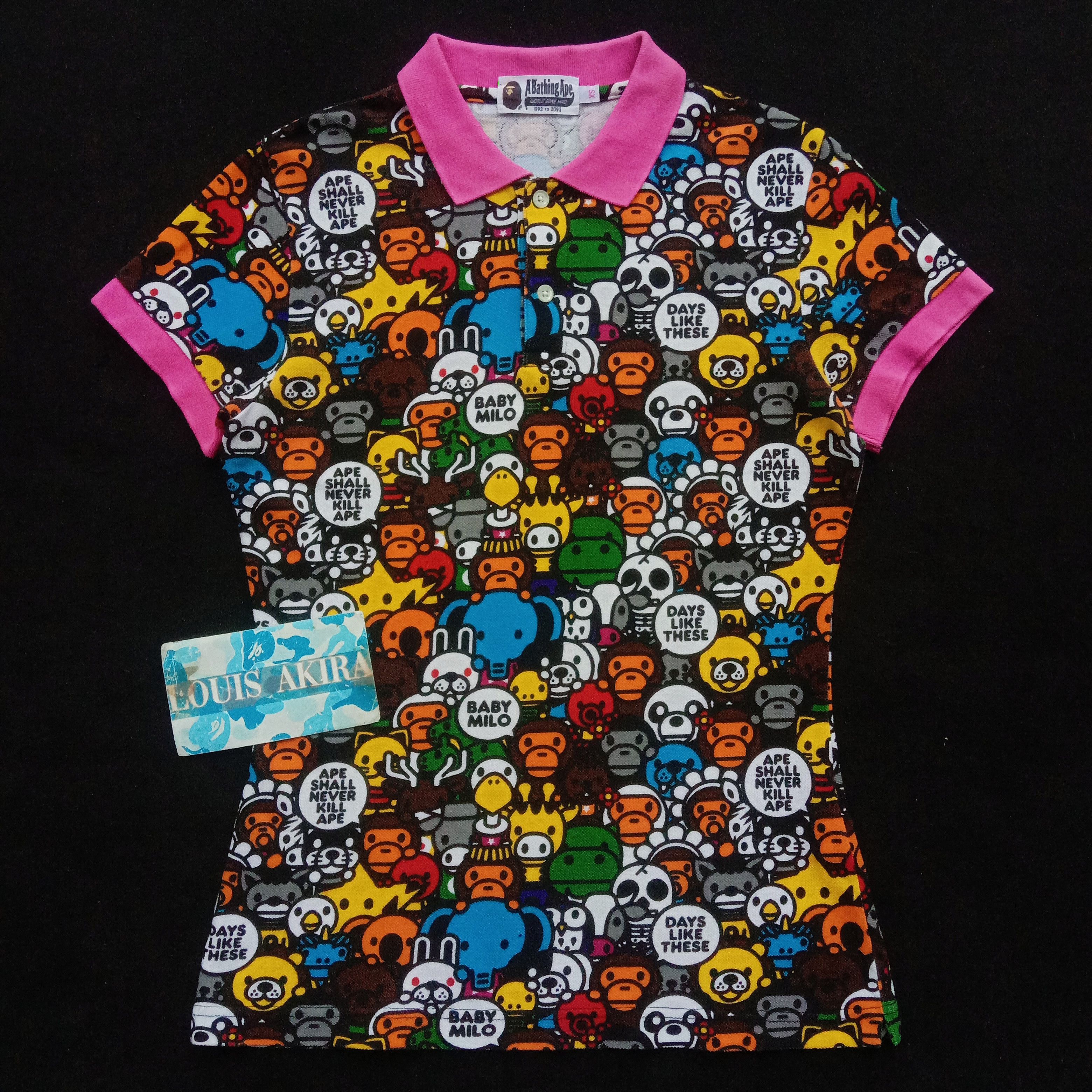 image of Bape Milo All Animals Polo (2013), Women's (Size XS)