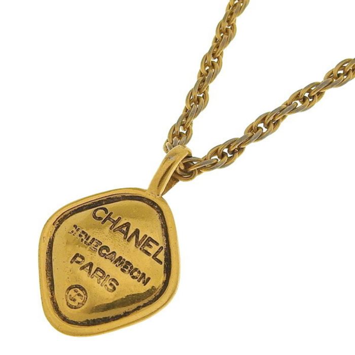 Chanel CHANEL Cambon Diamond Necklace Gold Women's Grailed