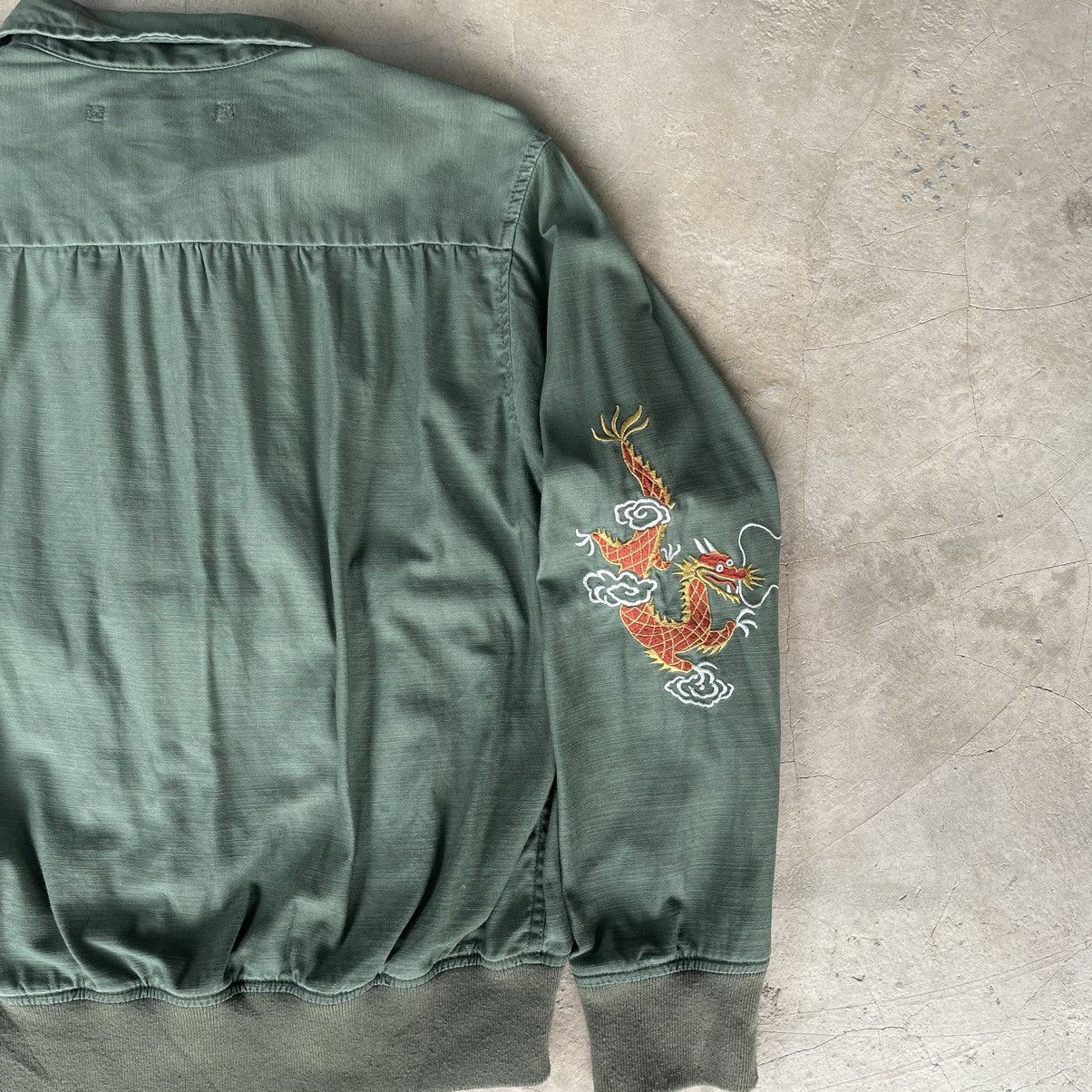 Avirex VINTAGE AVIREX MILITARY SUKAJAN EMBROIDERY COLLAR ZIP JACKET Size US S / EU 44-46 / 1 - 24 Thumbnail