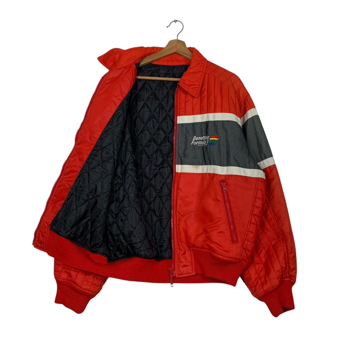 Benetton Benetton Formula 1 Racing Team Bomber Jacket Size US L / EU 52-54 / 3 - 9 Thumbnail