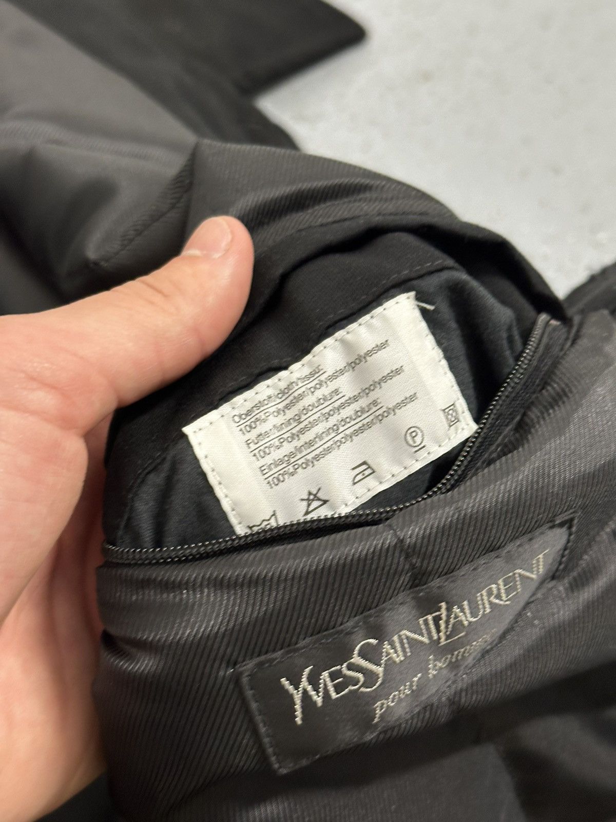 Yves Saint Laurent Vintage Yves Saint Laurent Nylon Jacket Size US L / EU 52-54 / 3 - 16 Thumbnail
