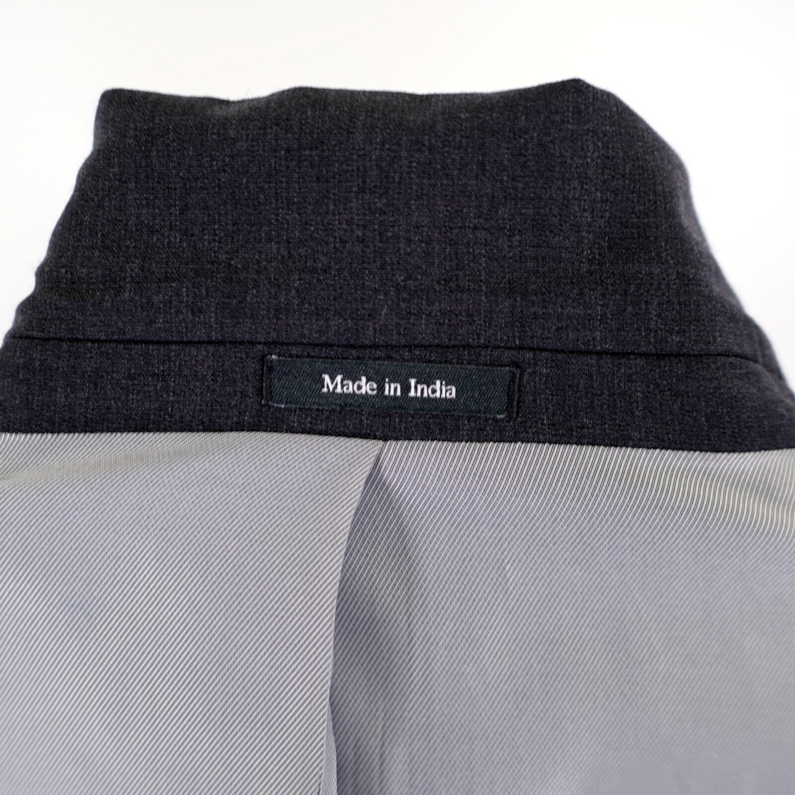Pronto Uomo Pronto Uomo 52L Gray Wool Suit Jacket 2 Button Constructed / Size 52L - 11 Thumbnail