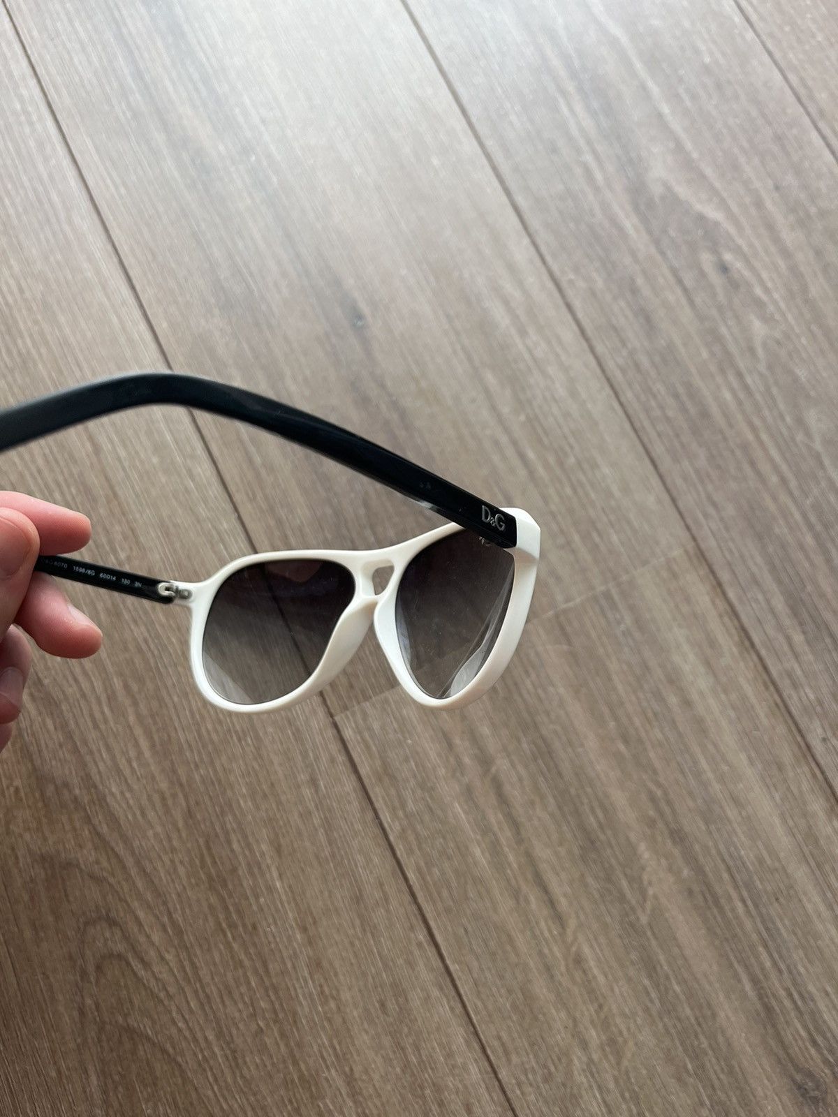 Dolce & Gabbana D&G White Sunglasses Size ONE SIZE - 8 Thumbnail