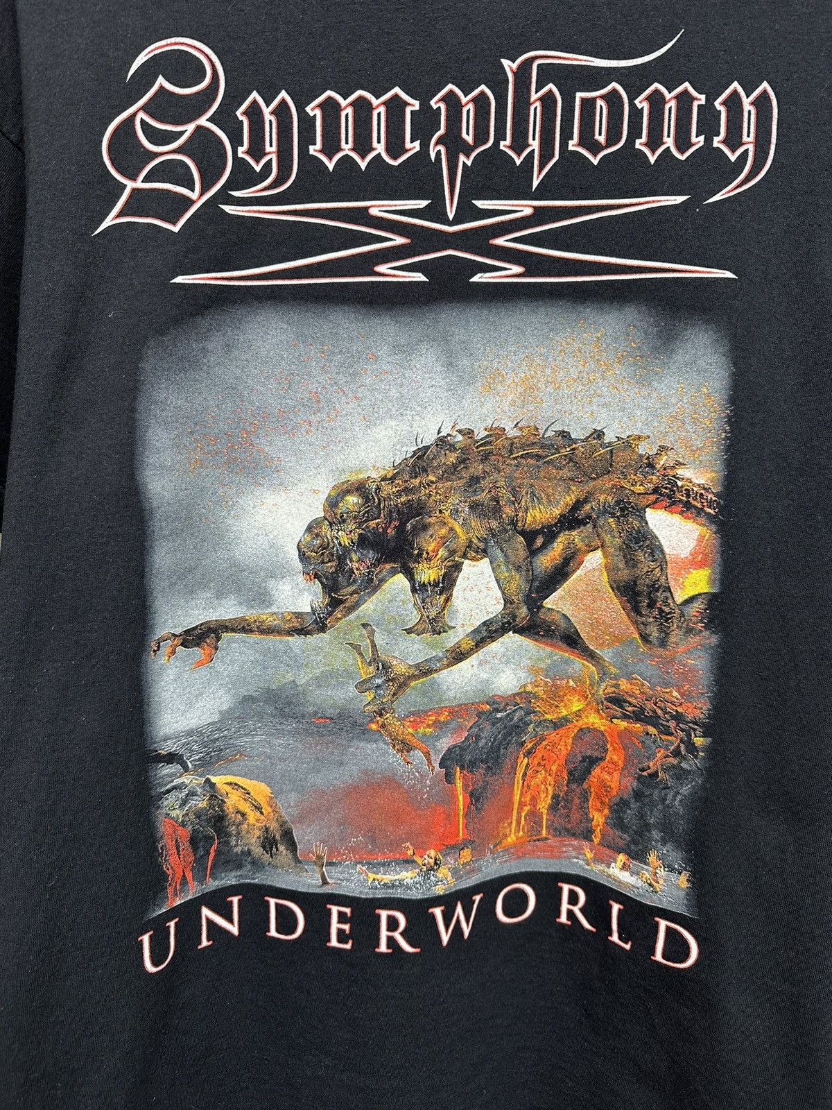 Band Tees Symphony X Underworld Album Promo Tour T-Shirt Men XXL Black Size US XXL / EU 58 / 5 - 5 Thumbnail