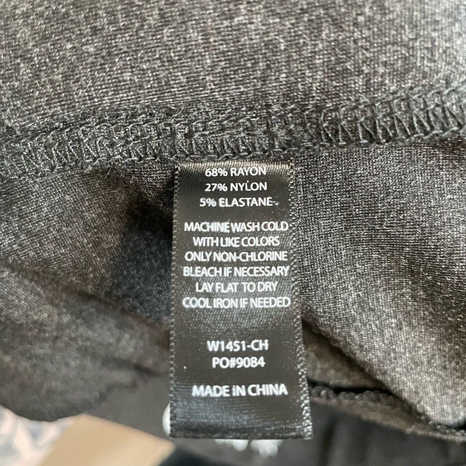 Betabrand Betabrand Grey Pants PM Womens Pockets Pull On Straight Leg Size 31" - 8 Thumbnail