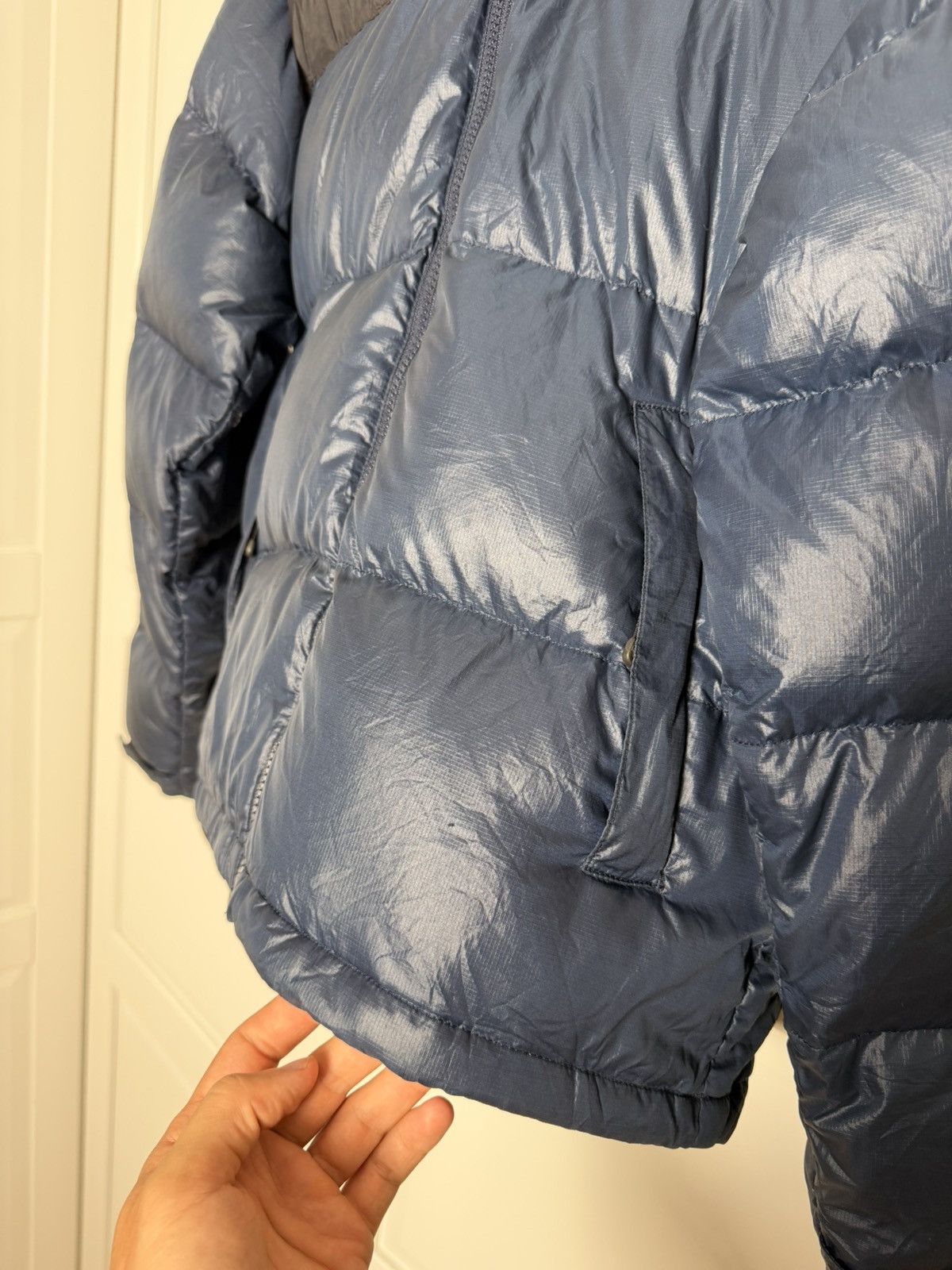 The North Face Jacket Nuptse Dark Blue – Size XS