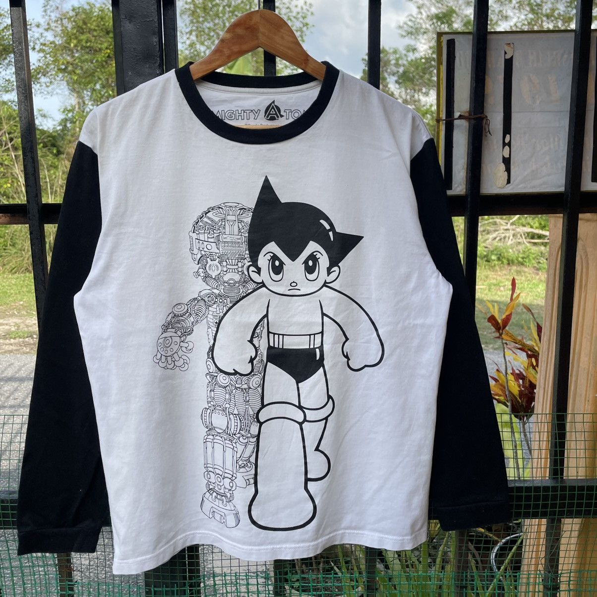 Anime 🔥🇯🇵Vintage Astro Boy Japan Made Big Image Long Sleves Tee Size US M / EU 48-50 / 2 - 6 Thumbnail