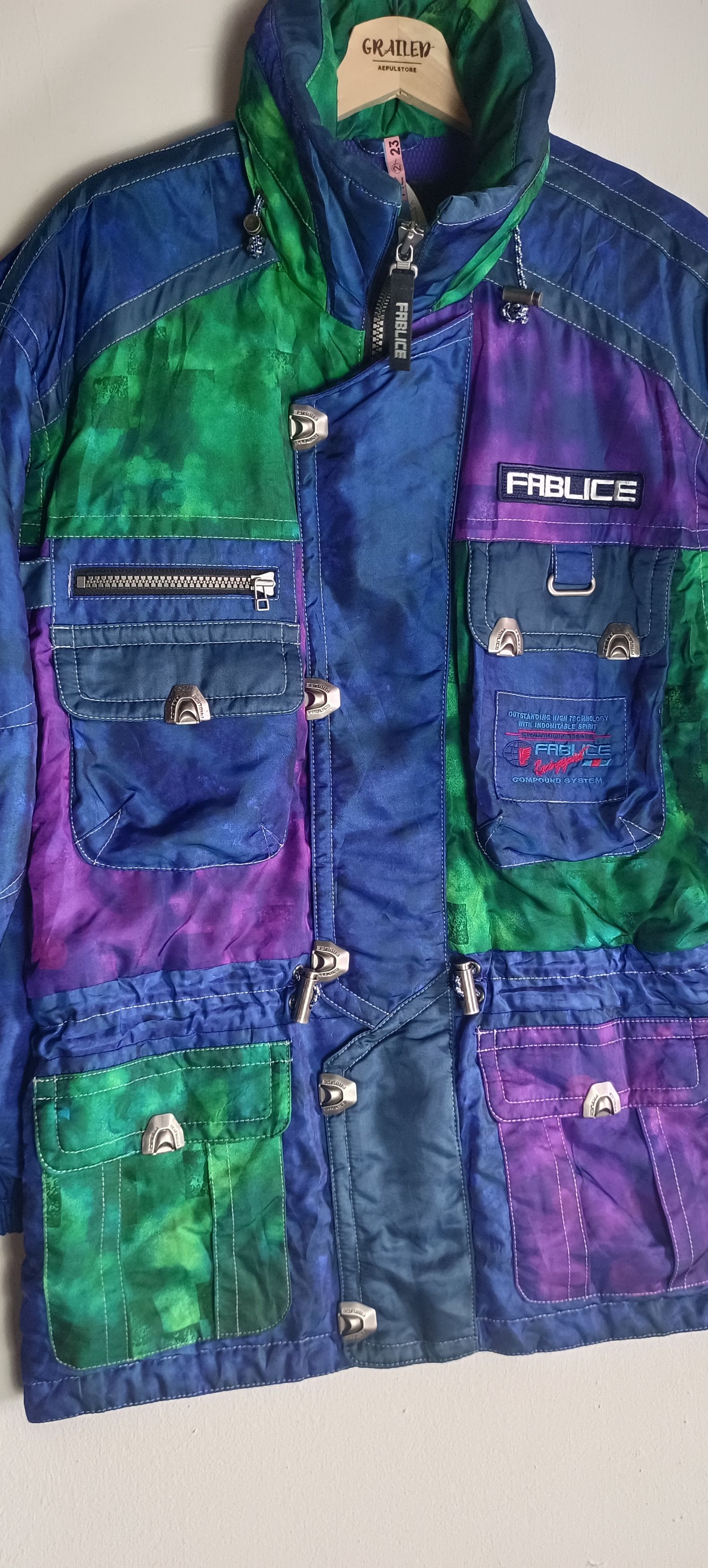 Japanese Brand × Vintage Multicolour 🔥🔥Vintage Fablice Racing Spirit Champion Team Size US XXL / EU 58 / 5 - 6 Thumbnail