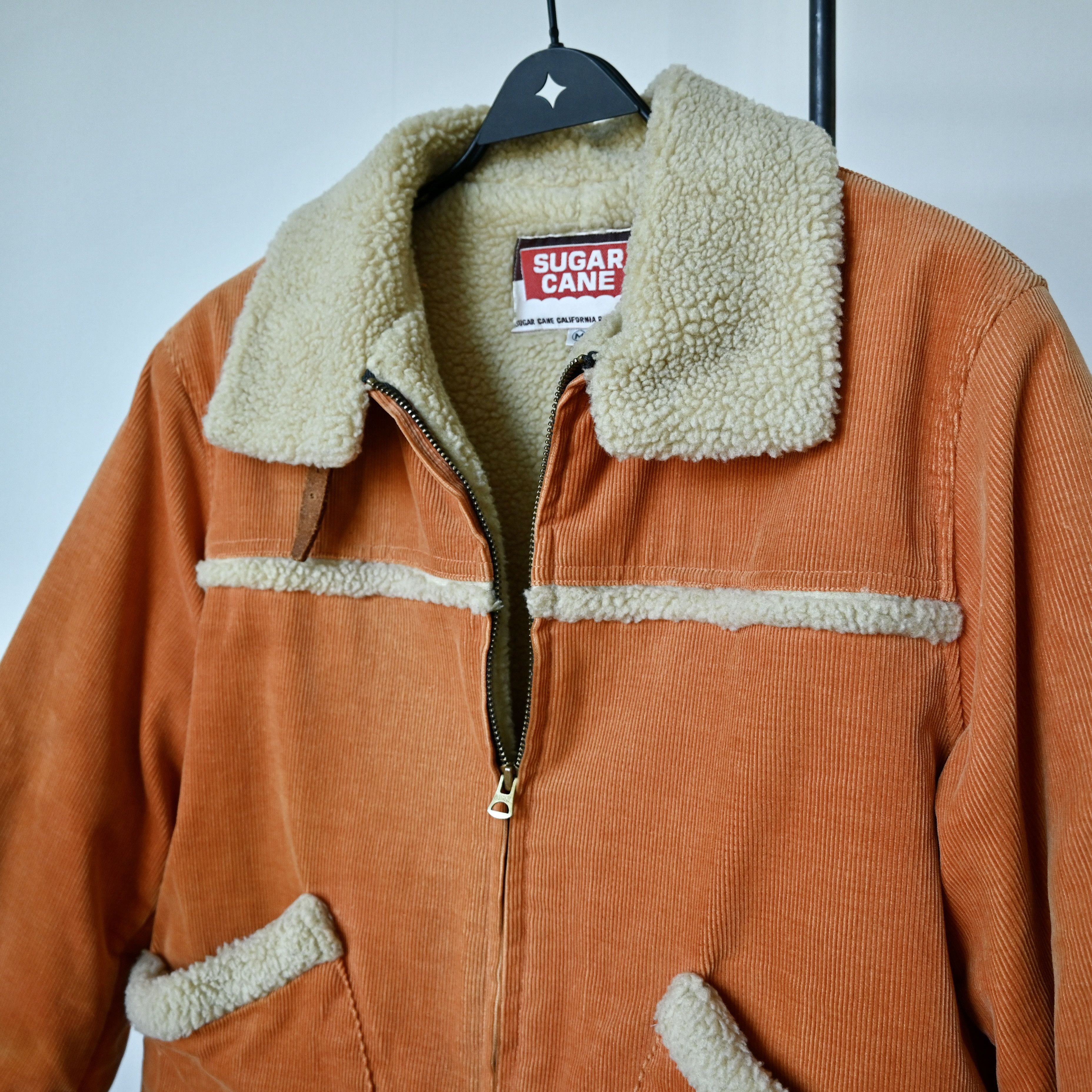 Sugar Cane Sugar Cane shearing lined corduroy ranch jacket, orange Size US M / EU 48-50 / 2 - 8 Thumbnail