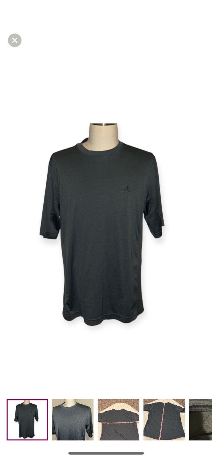 Adidas Adidas xl grey athletic tee Size US XL / EU 56 / 4 - 1 Thumbnail
