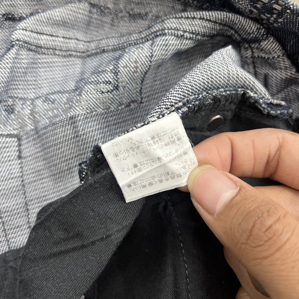 Issey Miyake Archive💥 Vintage Issey Miyake Men Patchwork Boro Jeans Size US 32 / EU 48 - 15 Thumbnail