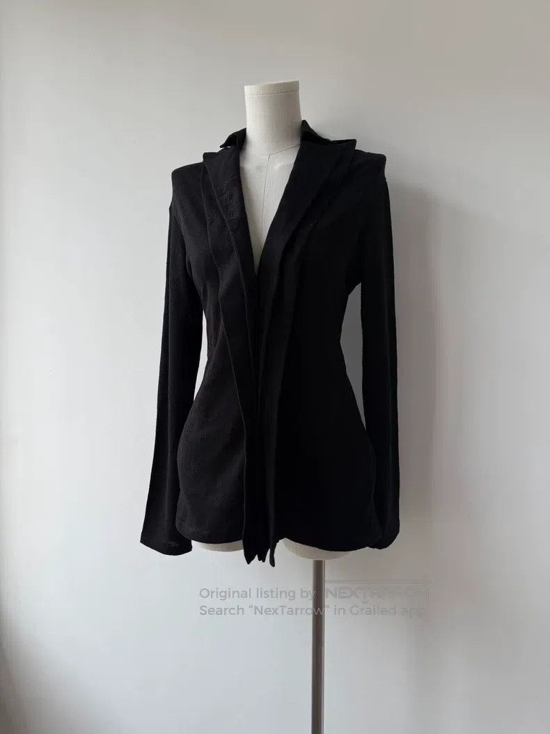 Yohji Yamamoto Yohji Yamamoto 07SS Noir Mainline Jacquard Cardigan shirt Size XS / US 0-2 / IT 36-38 - 2 Thumbnail