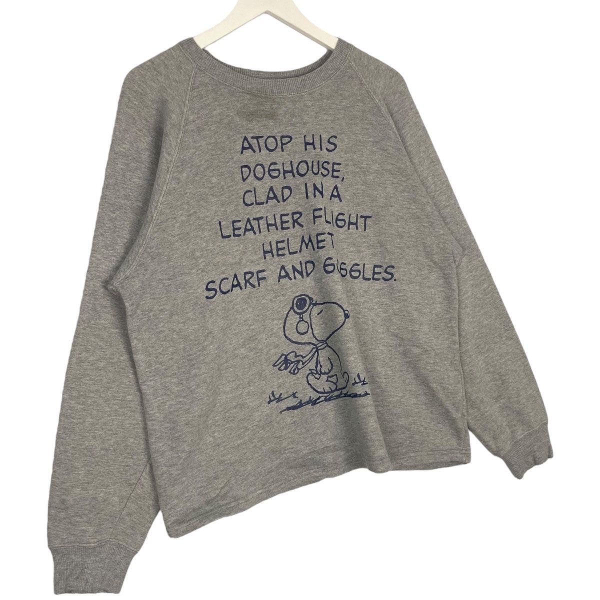 Vintage Vintage Peanut Snoopy Sweatshirt Crewneck Grey Size M Size M / US 6-8 / IT 42-44 - 3 Thumbnail