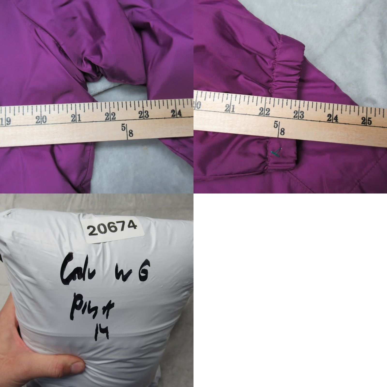 Rains Columbia Jacket Women Large Purple Insulated Switchback Sherpa FullZip Wind Rain Size L / US 10 / IT 46 - 9 Thumbnail