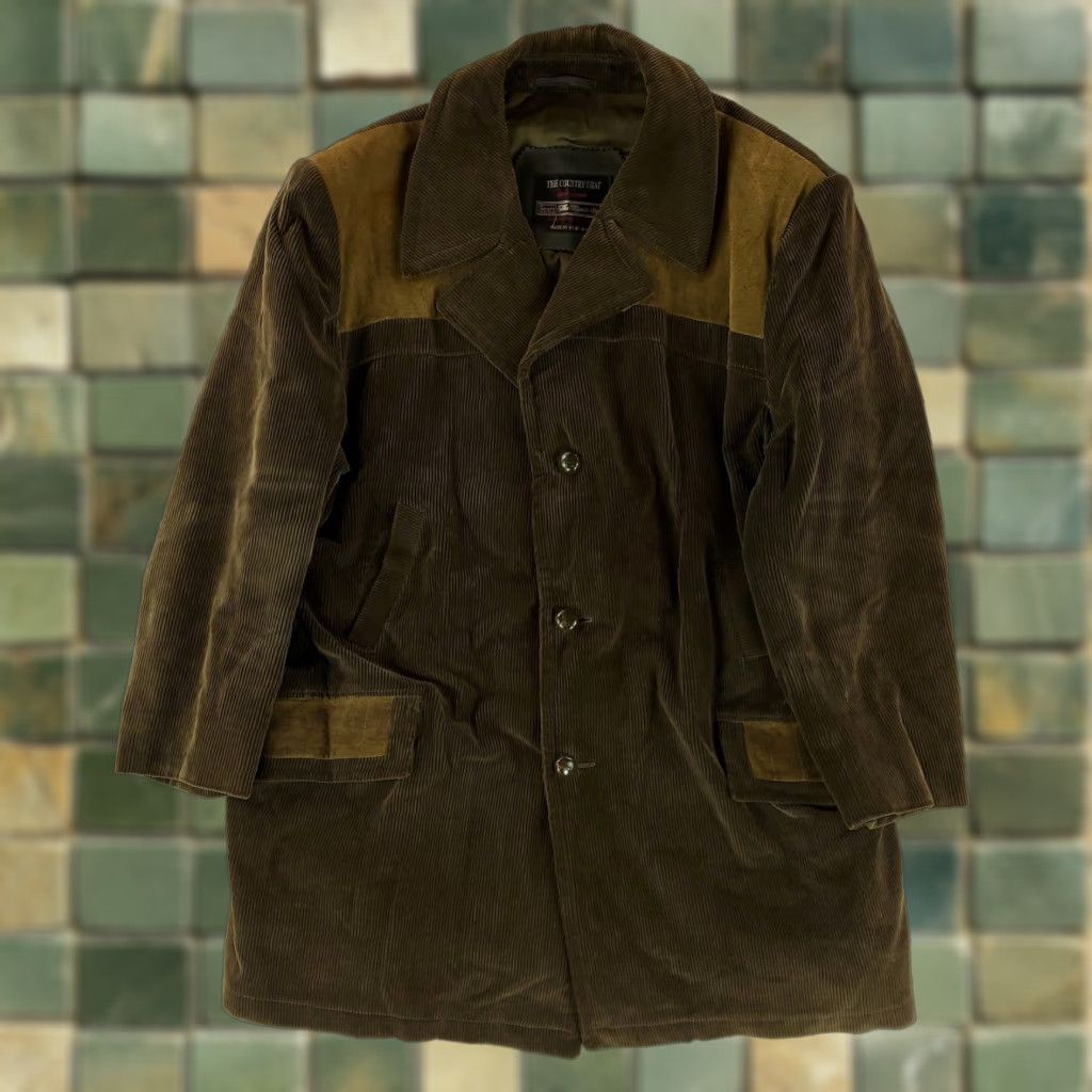 Sears Sears The Country Coat Corduroy Green Wool Lined Mens 46 R Coat Overcoat Green 46 Mens Regular Size US S / EU 44-46 / 1 - 1 Thumbnail