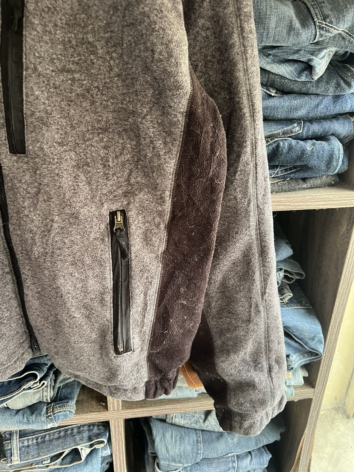 Marks & Spencer 🔥Rare Marks & Spencer Distressed Reversible Zipper Jacket Size US M / EU 48-50 / 2 - 13 Thumbnail