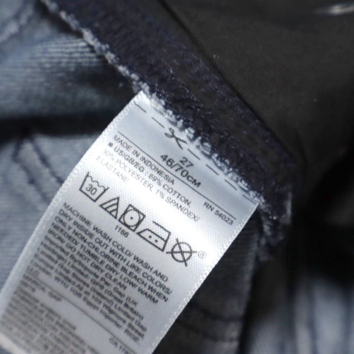 Gap Gap Jeans Blue Women's 27 Mid Rise Wide Leg Denim Pants - Regular Fit, Cotton, 30 Waist, Inseam 31, 2000s Style, Casual Womens Size 27" / US 4 / IT 40 - 7 Thumbnail