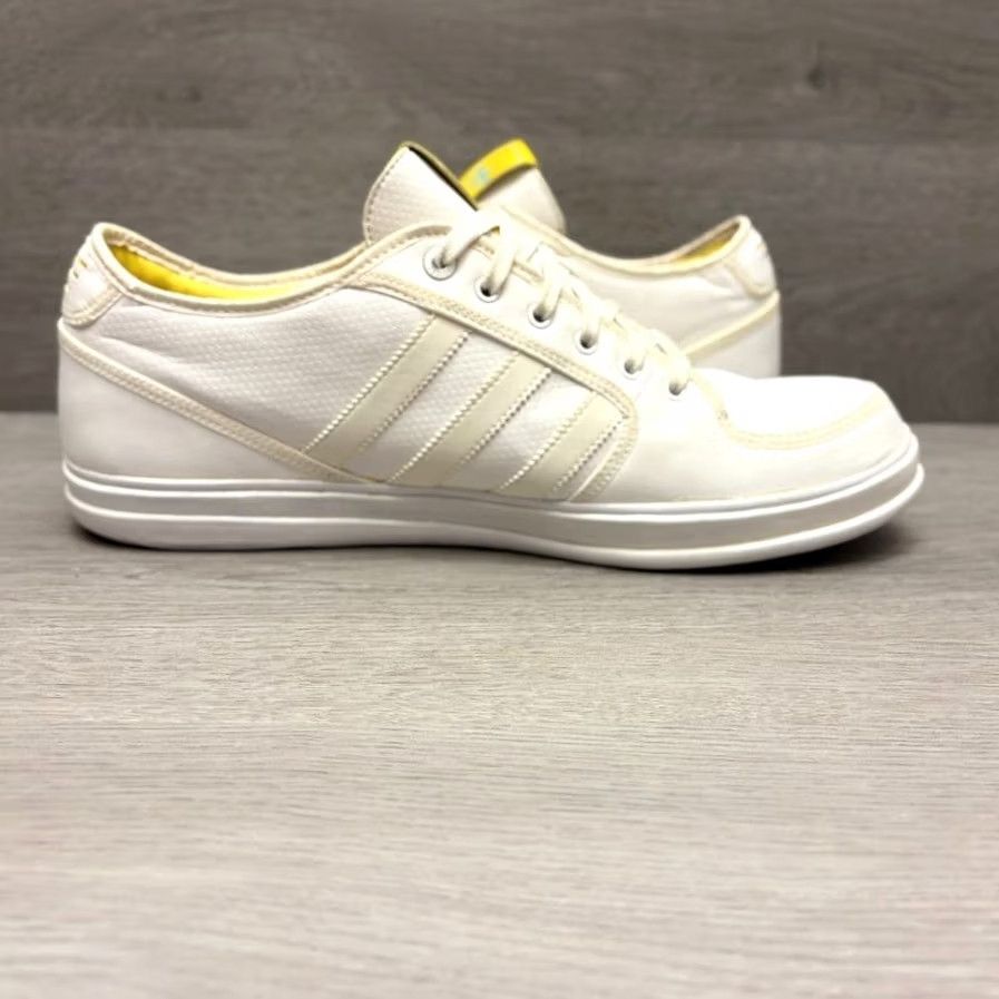 Adidas Adidas Vespa PX Sneaker G01926 White Leather Lace Up 3 Stripe Sneaker Men Size 13 JSQ Size US 13 / EU 46 - 6 Thumbnail