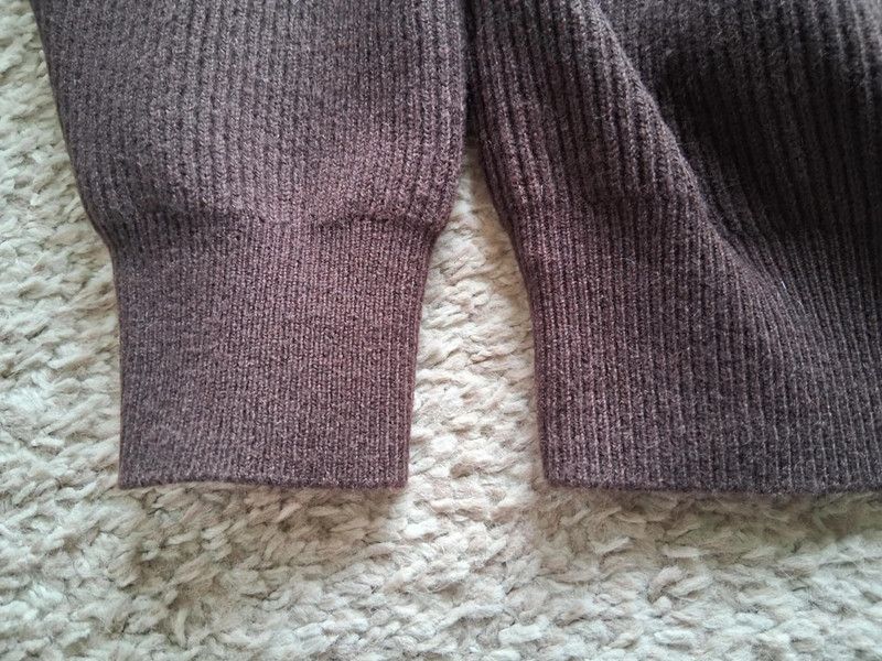 Massimo Dutti 94% wool 6% cashmere sweater chocolate brown thick weave Size US M / EU 48-50 / 2 - 5 Thumbnail