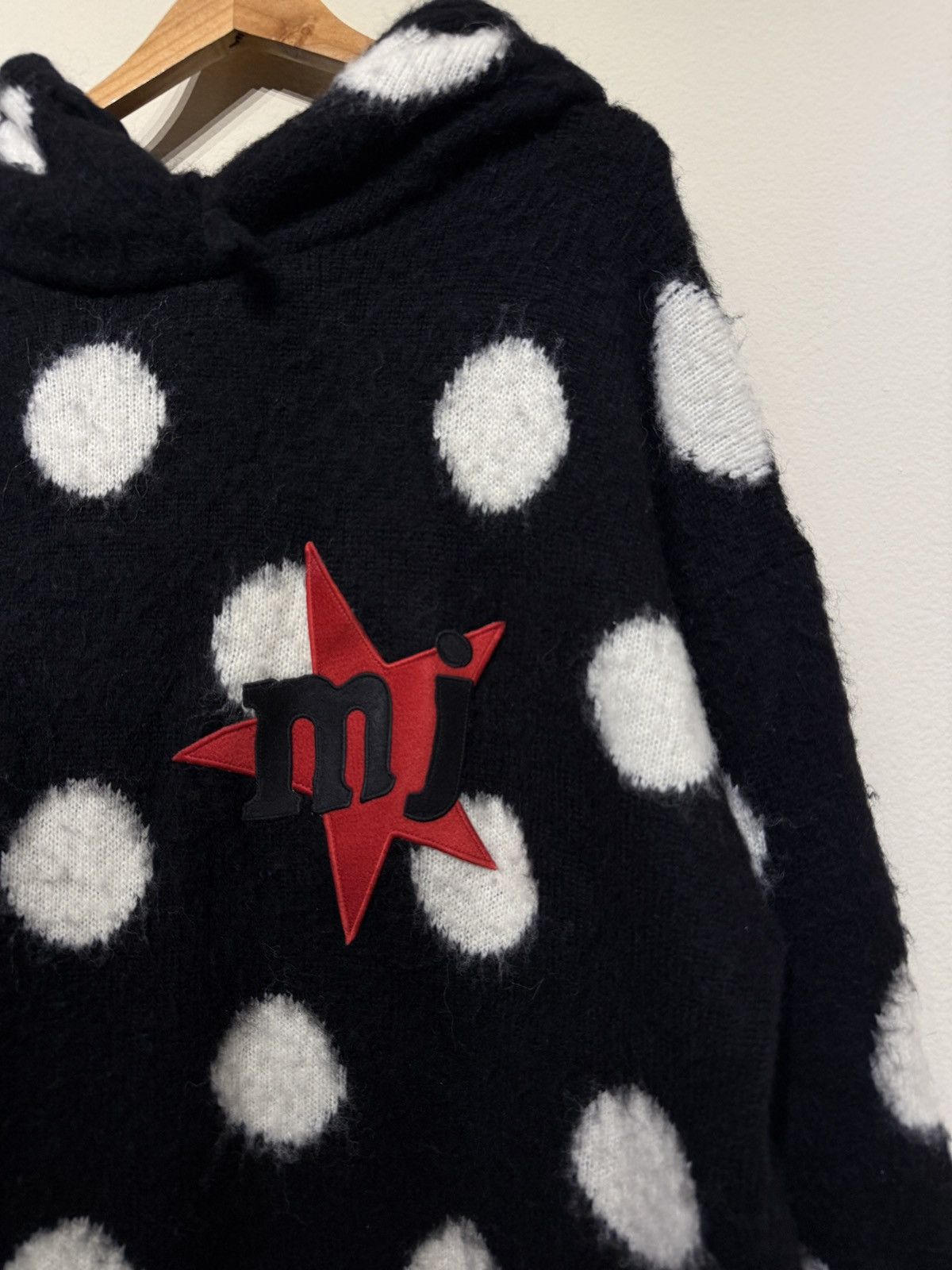 Cactus Plant Flea Market CPFM x Marc Jacobs Polka dot knit pullover hoodie Size US L / EU 52-54 / 3 - 2 Thumbnail