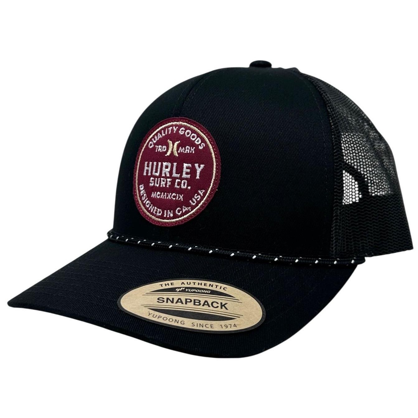 Hurley Hurley Men's Trucker Hat Jetties Mesh Snapback Cap in Black Size ONE SIZE - 1 Thumbnail