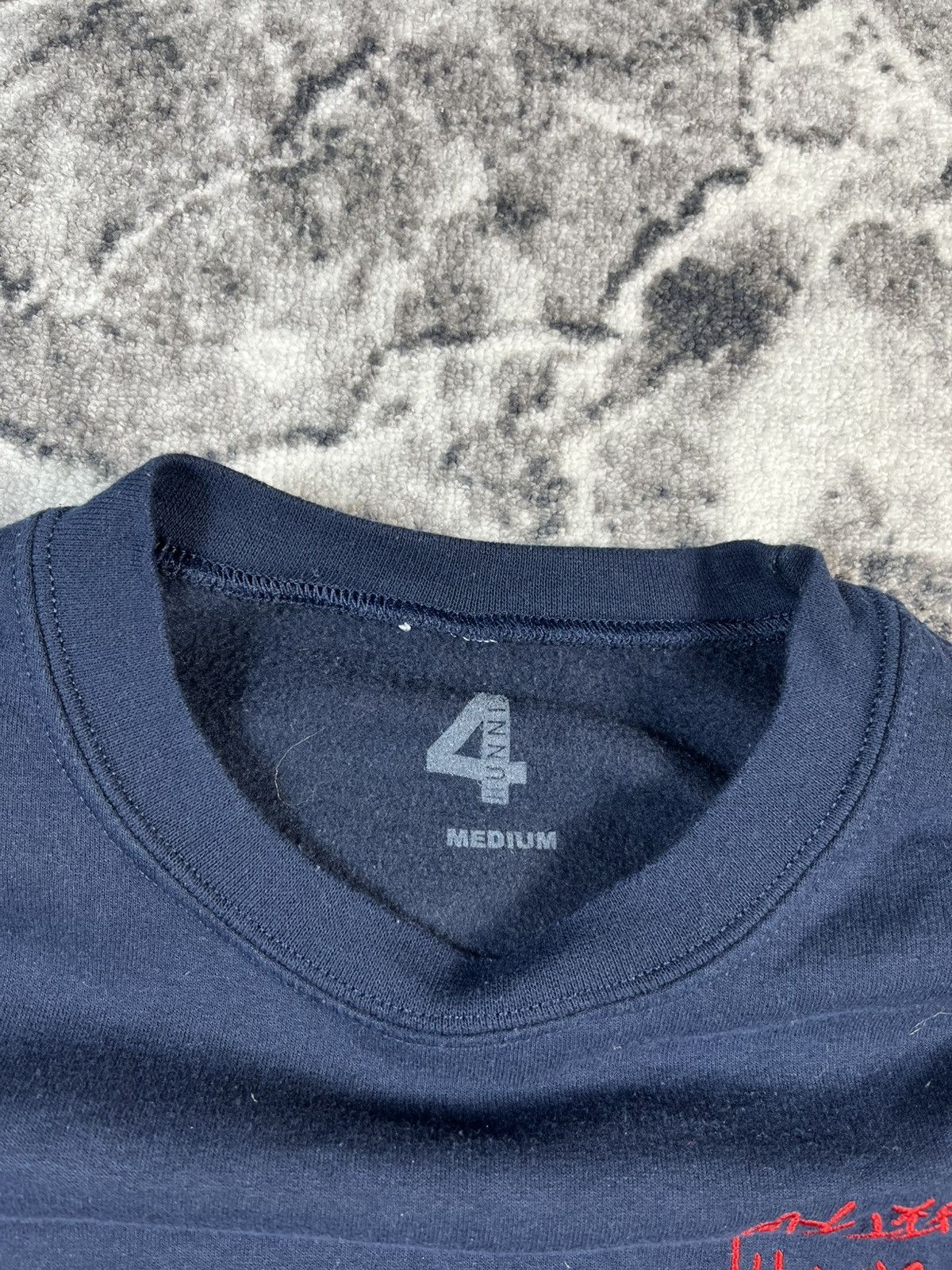 Other YG 4Hunnid Good Sex No Stress Graphic Crewneck Navy Size US M / EU 48-50 / 2 - 6 Thumbnail
