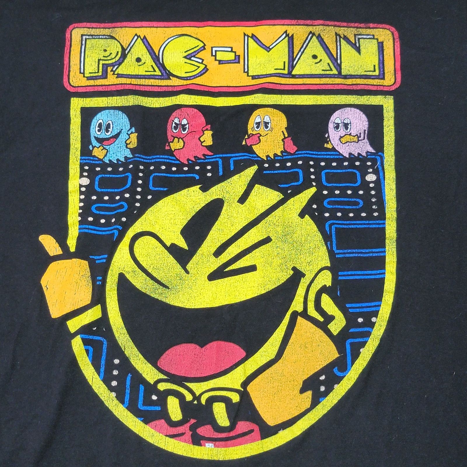 Other Pac-Man Black Unisex Tee Retro Design - Size Medium Size US M / EU 48-50 / 2 - 3 Thumbnail