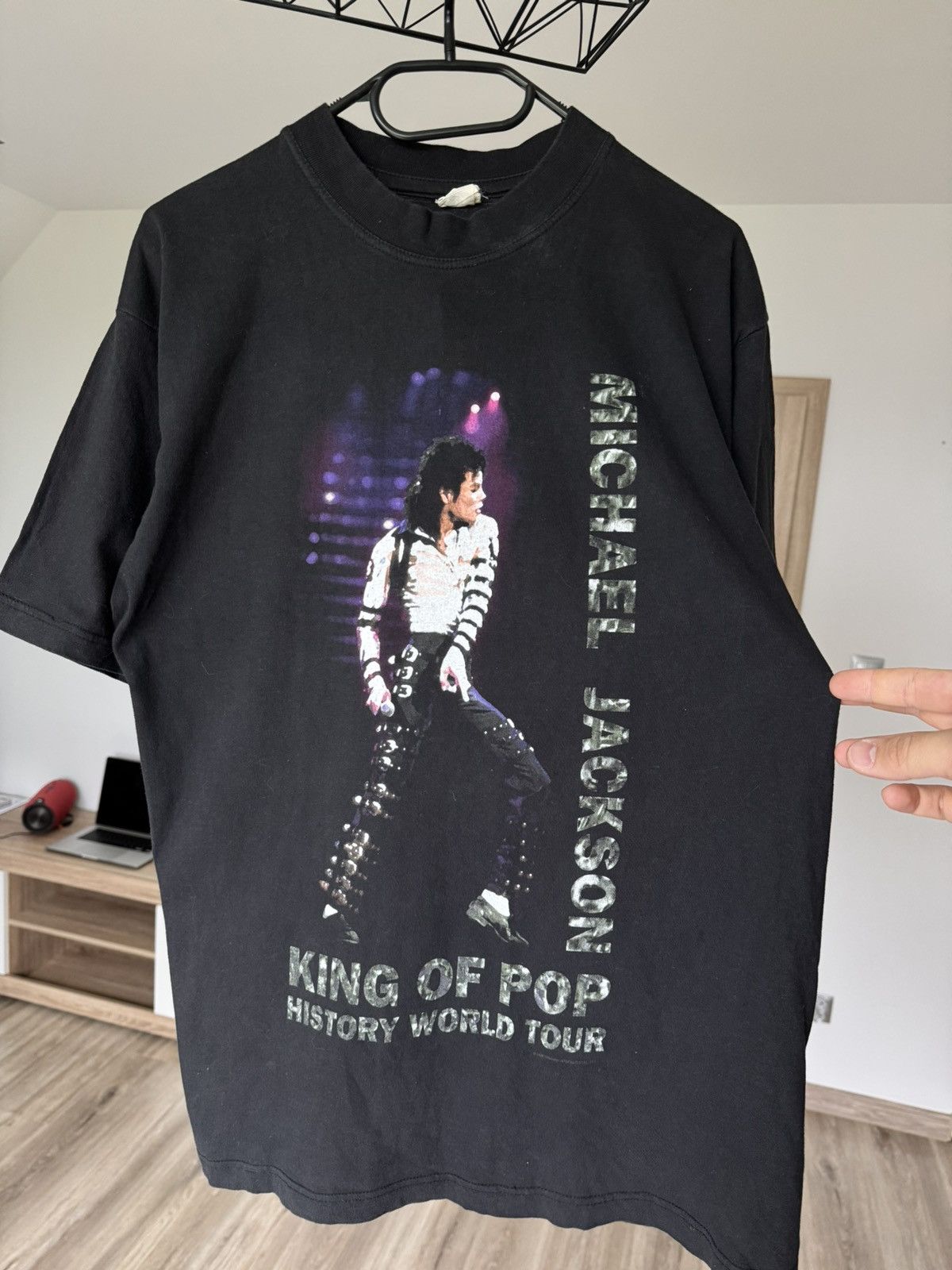 Michael Jackson × Vintage 1996 Michael Jackson King of Pop History World Tour 90s Size US M / EU 48-50 / 2 - 3 Thumbnail