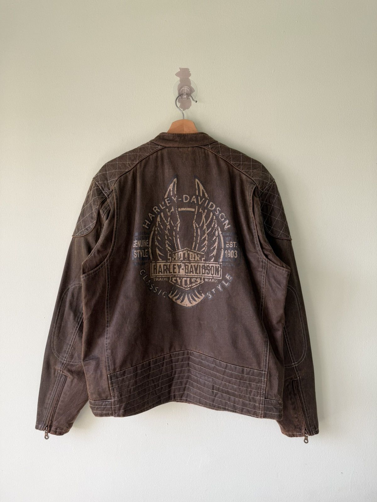 Harley Davidson Vintage Harley Davidson Motor Jacket Size US M / EU 48-50 / 2 - 1 Thumbnail