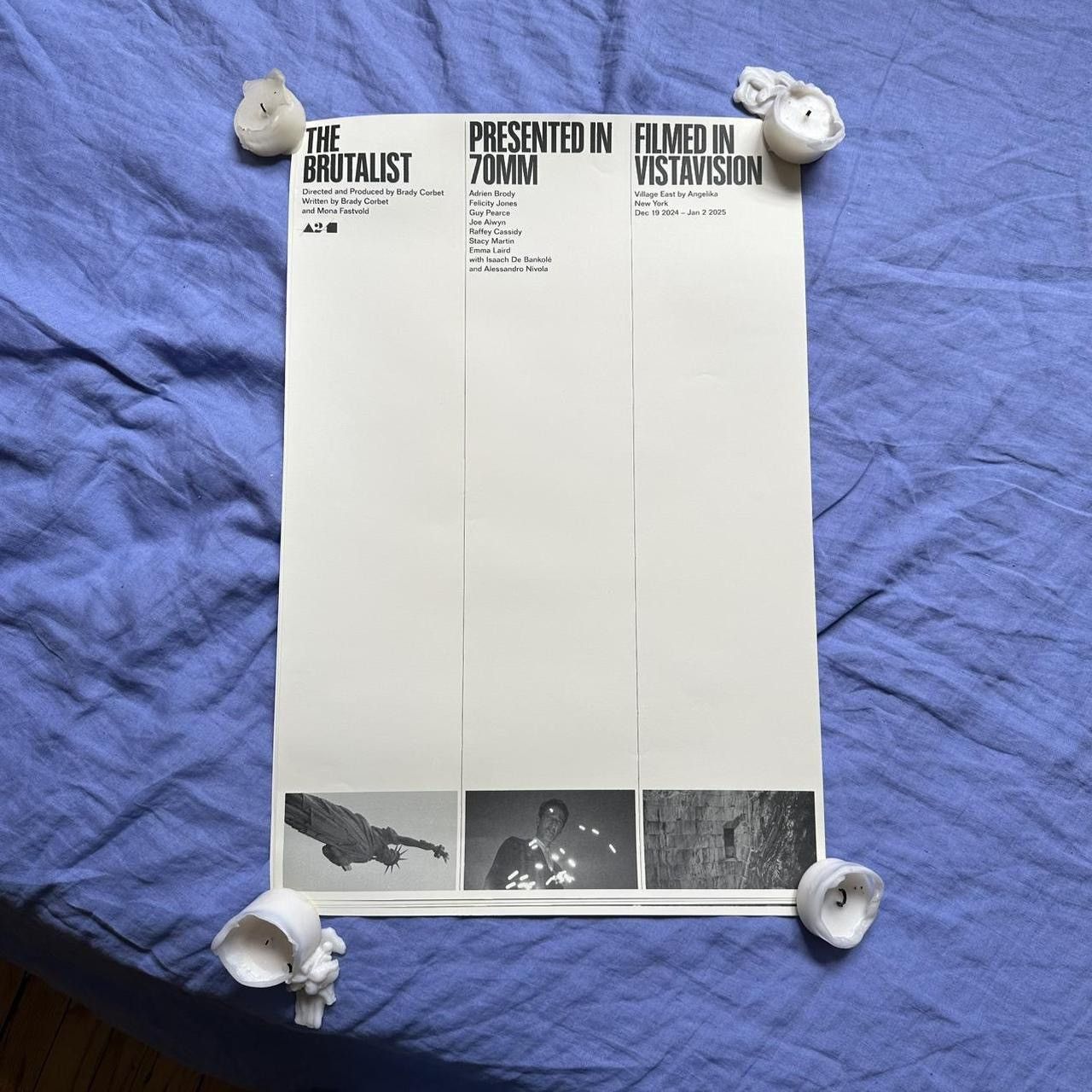 Other The Brutalist A24 New York City Angelika Movie Promo Poster Size ONE SIZE - 2 Thumbnail