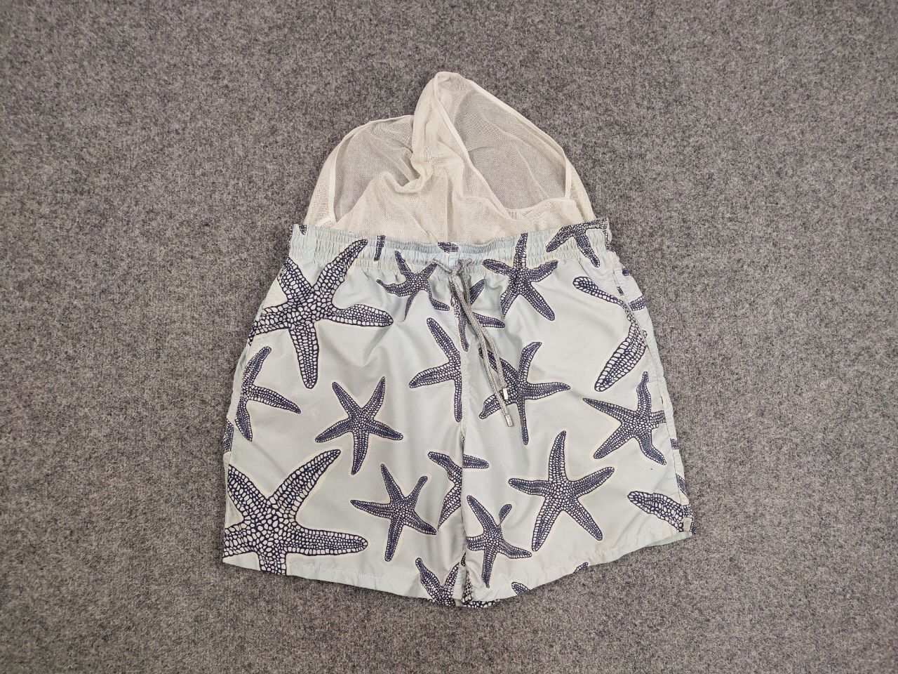 Vilebrequin Vilebrequin Design Casual printed Blue sea ​​pattern Shorts Size US 36 / EU 52 - 14 Thumbnail