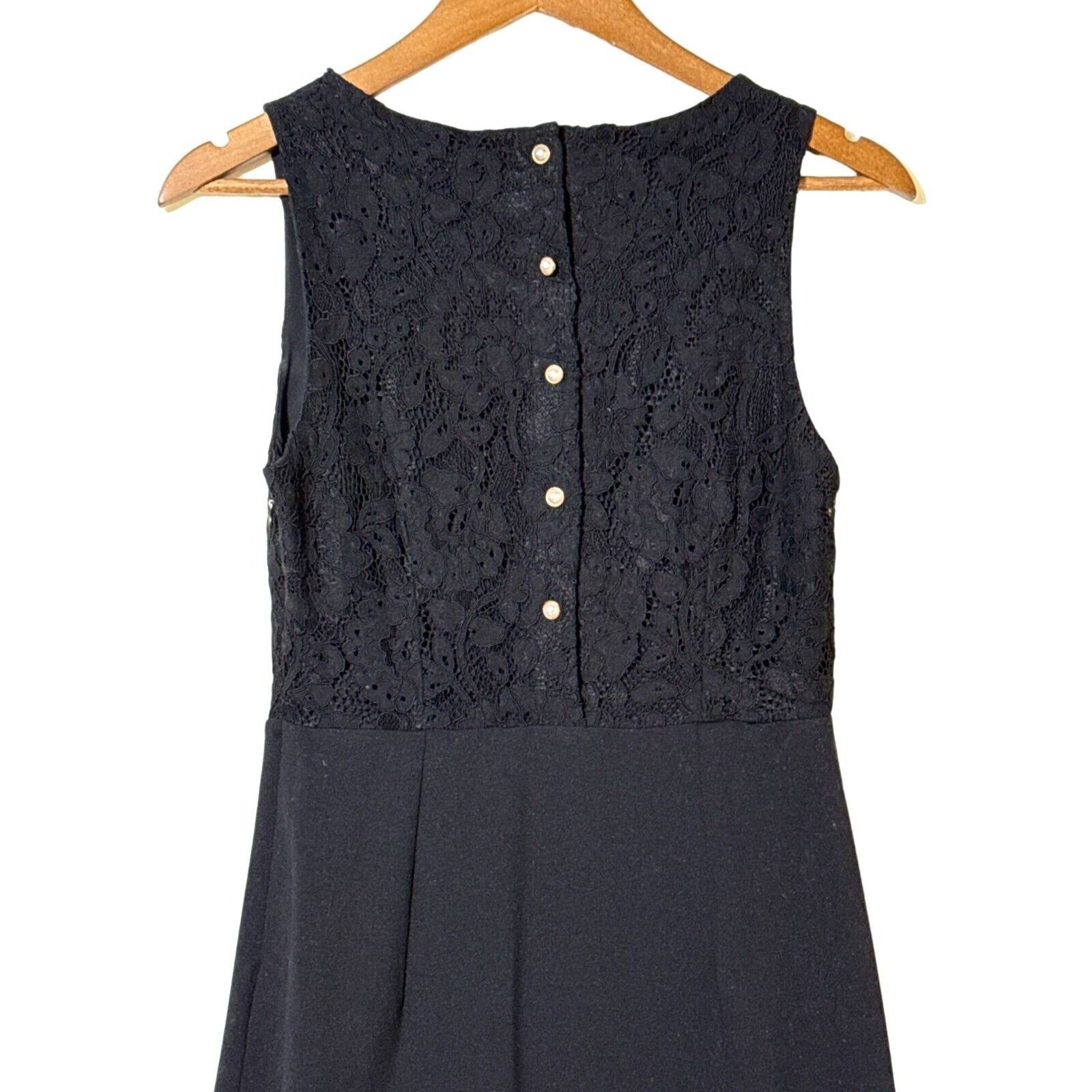 Nicole Miller Nicole Miller Dress Womens 4 Lace Bodice Back Pearl Button Size S / US 4 / IT 40 - 3 Thumbnail