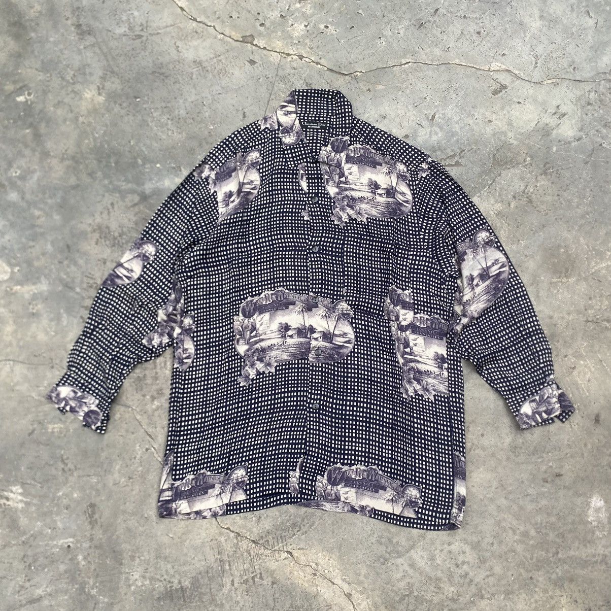 Christian Dior Monsieur Vintage Dior Silk Shirt Size US L / EU 52-54 / 3 - 1 Thumbnail