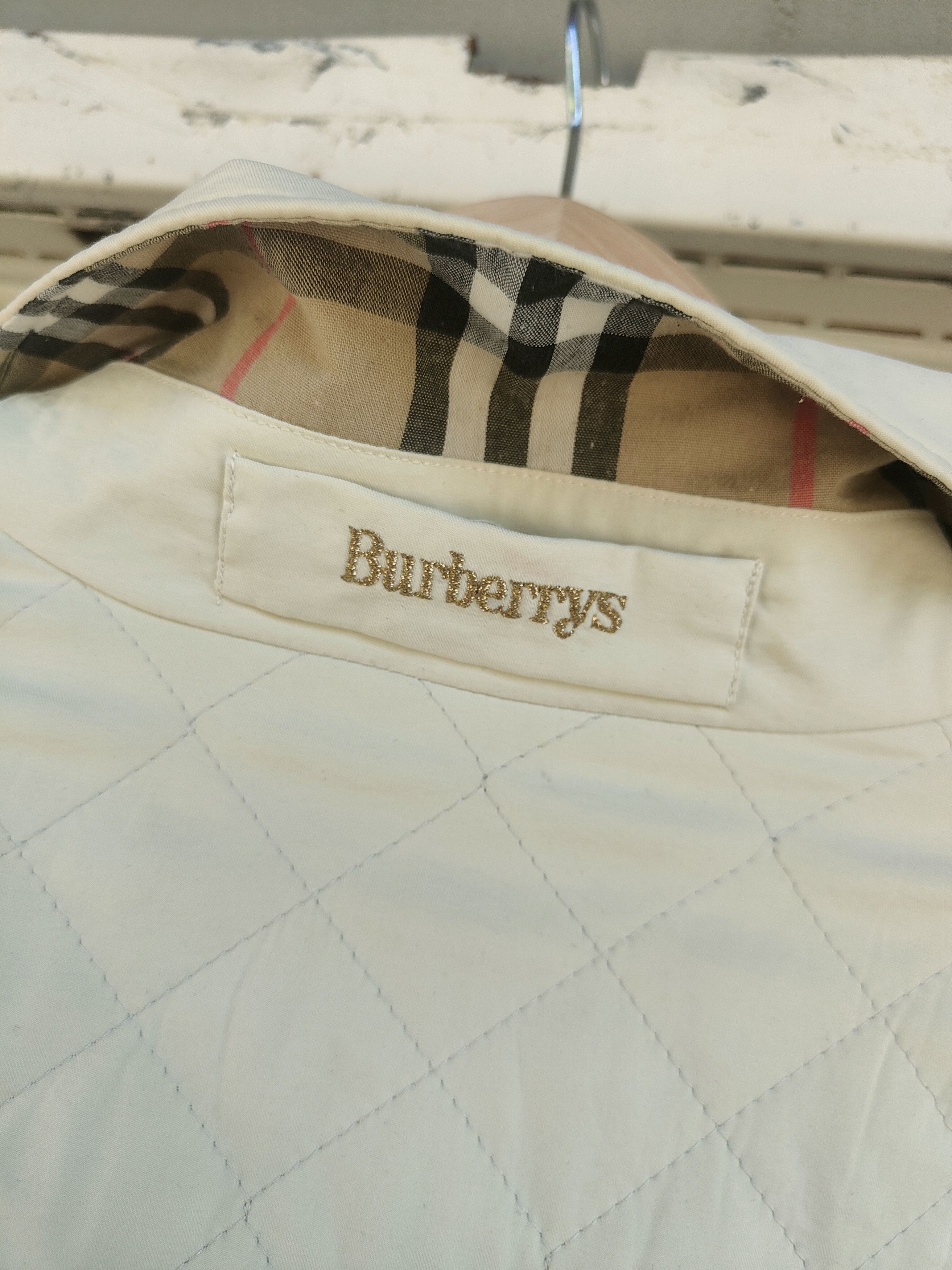 Burberry Prorsum 90s Vintage Burrberys Quilted Light Jacket Size L / US 10 / IT 46 - 7 Thumbnail