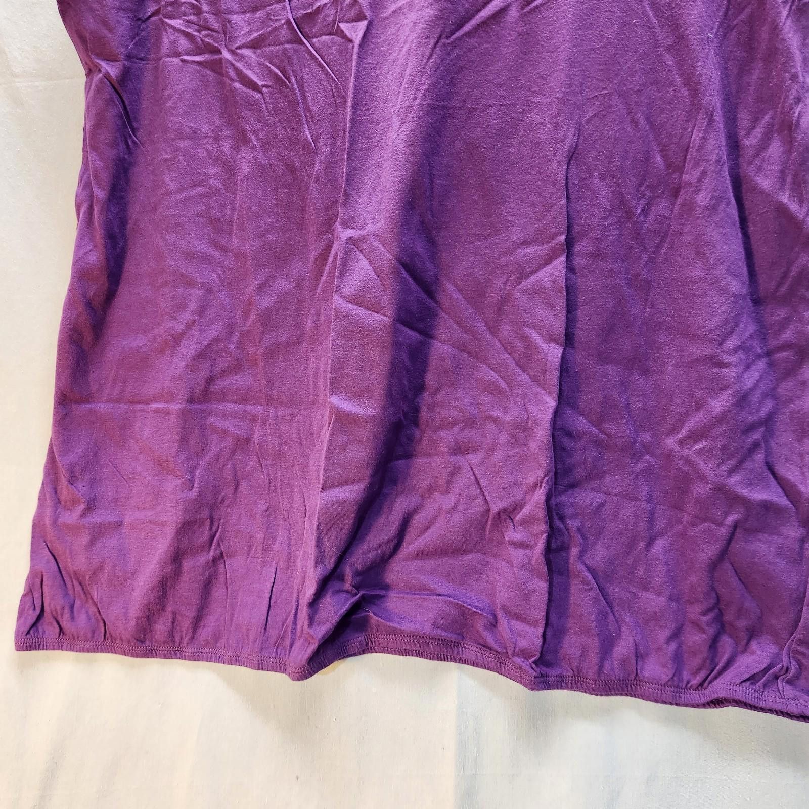 Designer Newport News Purple Cotton Tank Size XL Size XL / US 12-14 / IT 48-50 - 3 Thumbnail
