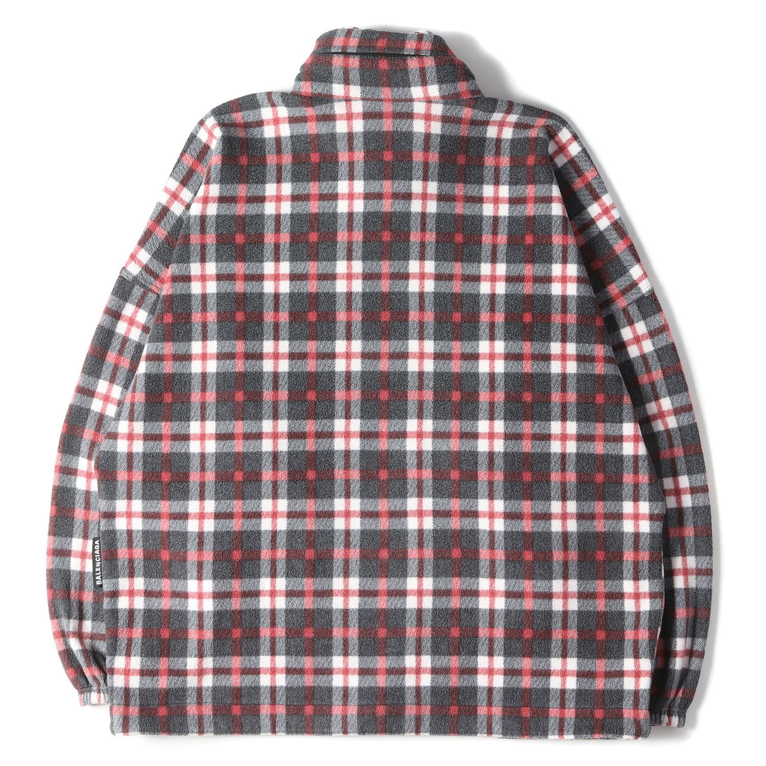 Balenciaga Balenciaga Cocoon Tartan Plaid Oversized Fleece Jacket Size US S / EU 44-46 / 1 - 2 Thumbnail