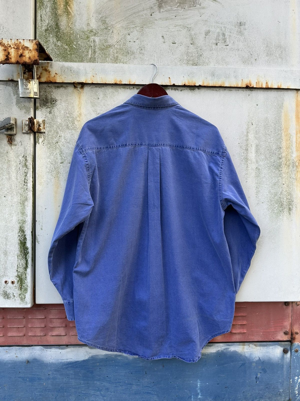 MCM 👹MCM Legare Washed Button Down Long Sleeves Shirt Size US L / EU 52-54 / 3 - 6 Thumbnail