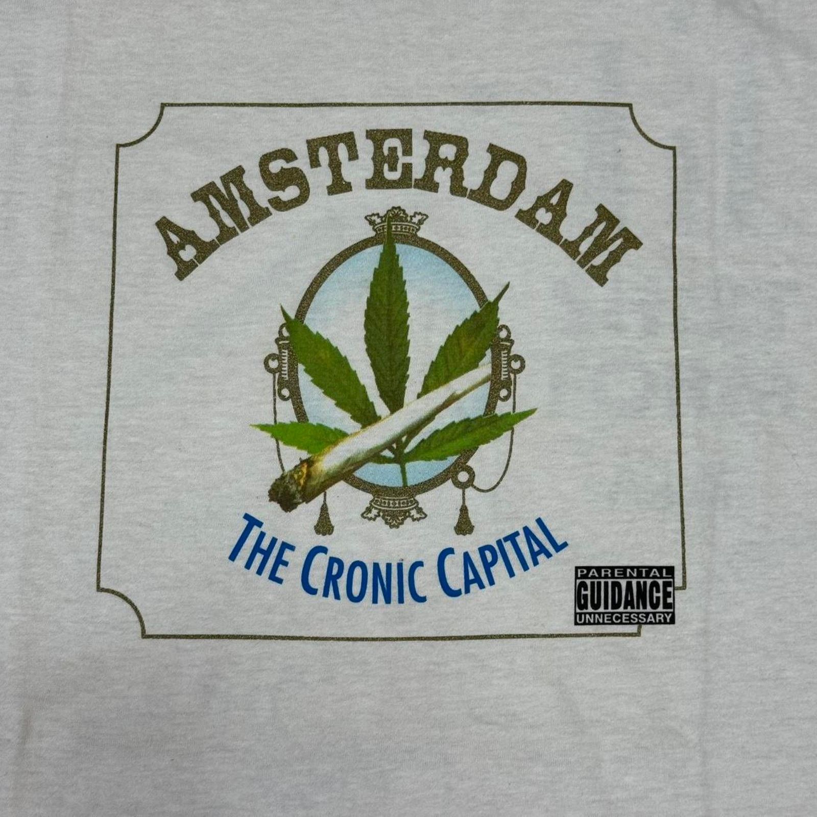 Fruit Of The Loom × Other × Vintage VINTAGE Y2K BNWOT AMSTERDAM THE CHRONIC CAPITAL TOURIST TEE: Size US L / EU 52-54 / 3 - 3 Thumbnail
