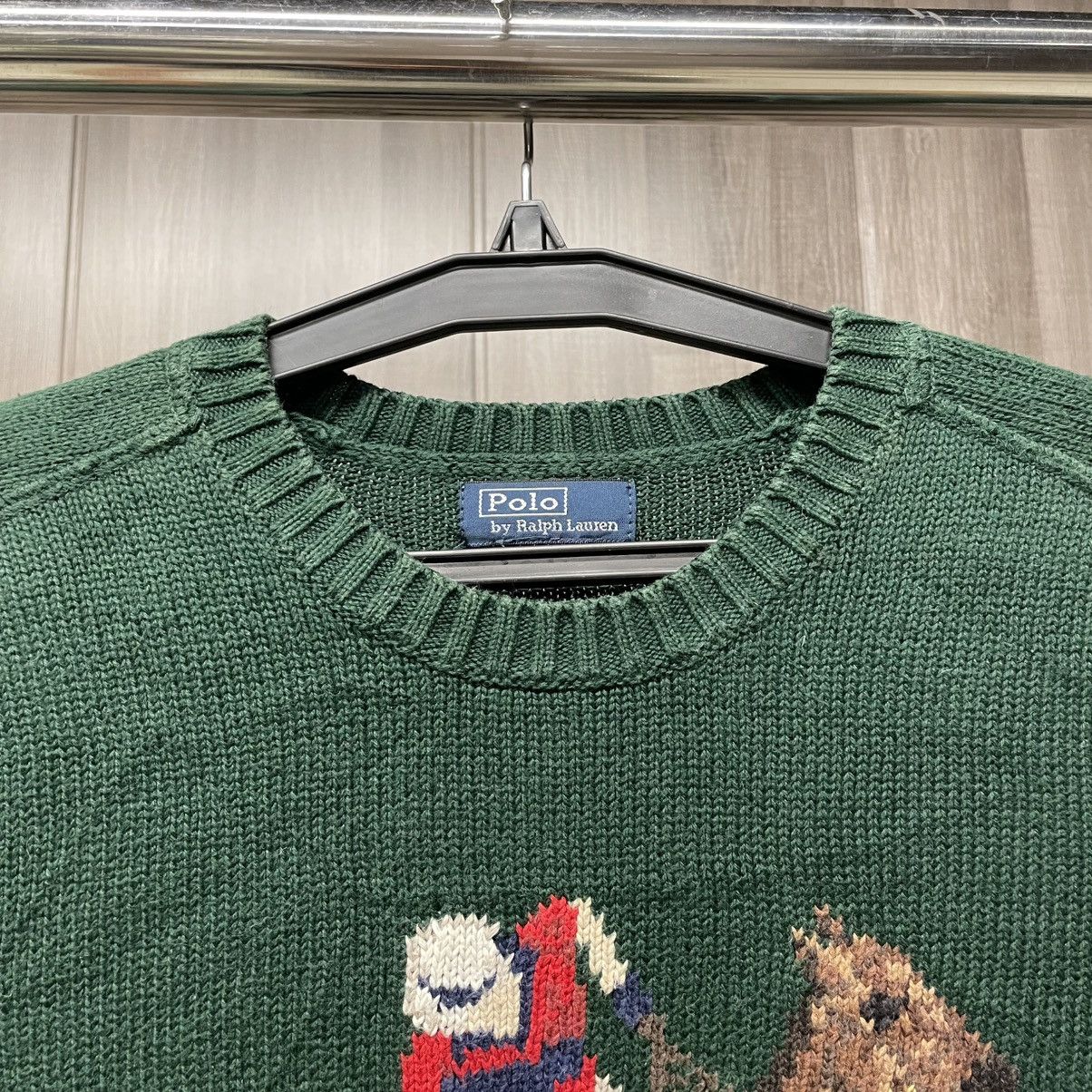 Ralph Lauren Polo Ralph Lauren Polo Player Intarsia Knit Sweater💥 Size US S / EU 44-46 / 1 - 13 Thumbnail