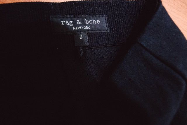 Rag & Bone Casual Black Leggings High Waist Size 30" / US 8 / IT 44 - 2 Thumbnail
