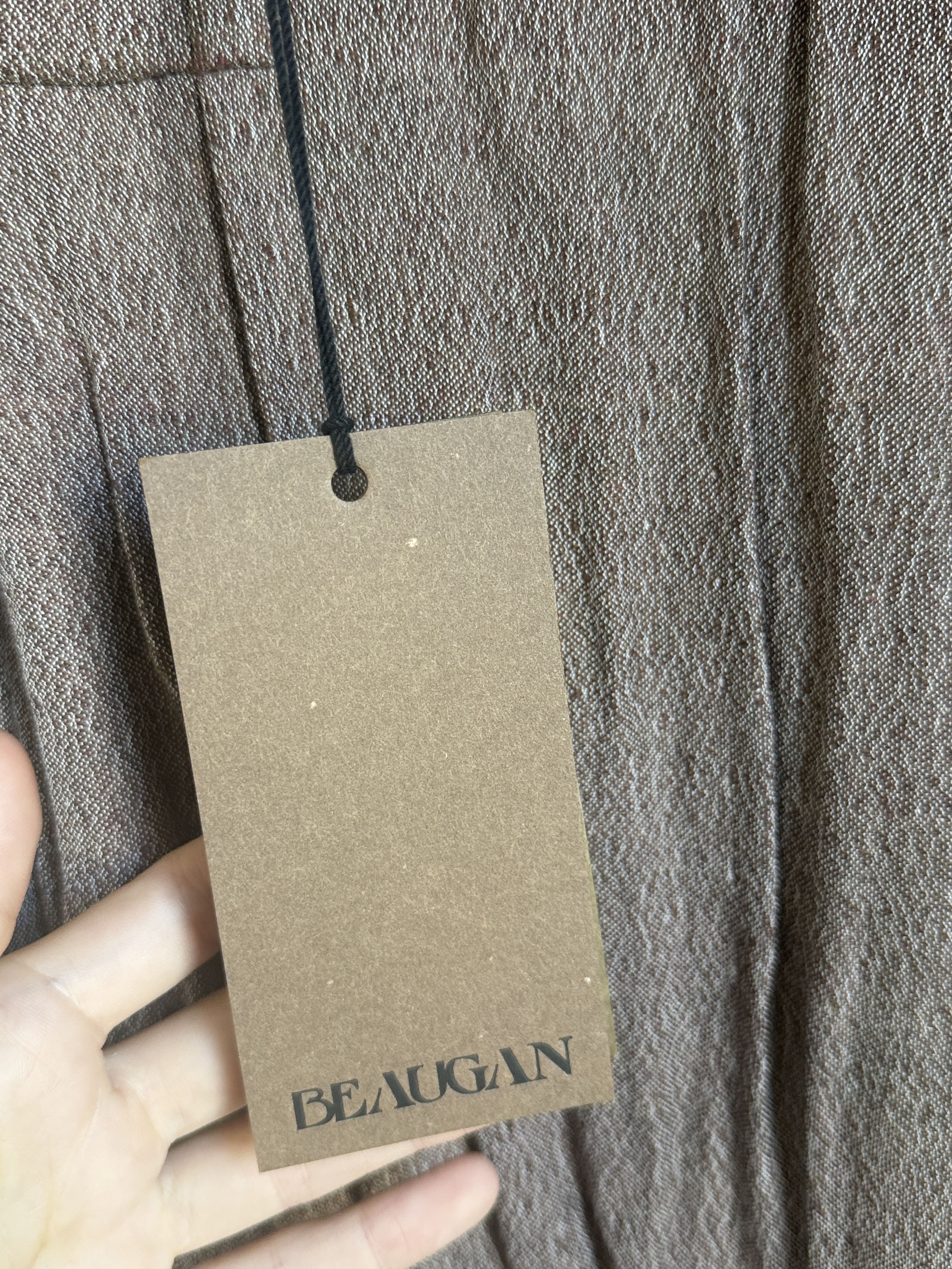 Beaugan $1170 NWT BEAUGAN GAUZE SACK DRESS Size L / US 10 / IT 46 - 8 Thumbnail