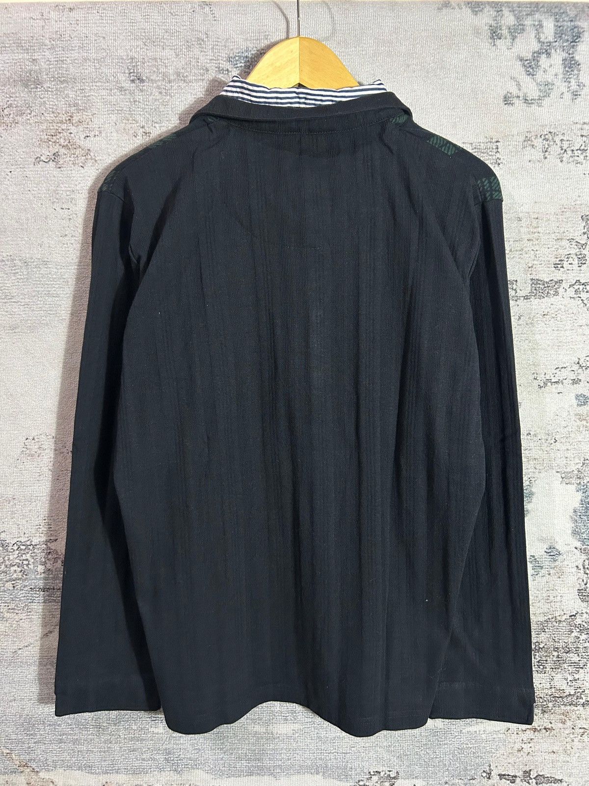 Hysteric Glamour Japan Double Layer Poem LongSleeve Button Shirt Punk Style Size US L / EU 52-54 / 3 - 3 Thumbnail