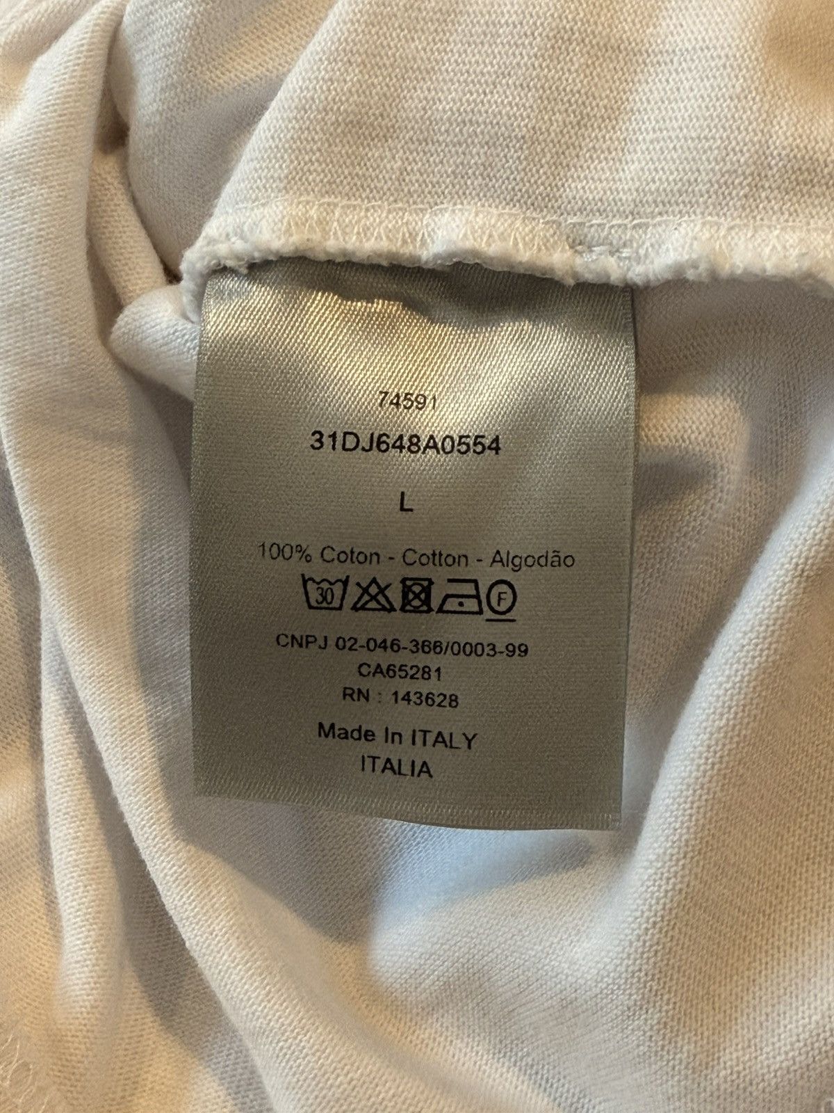 Dior × ERL New with tags Dior X ERL Silver Logo Long Sleeve T-Shirt L Size US L / EU 52-54 / 3 - 11 Thumbnail