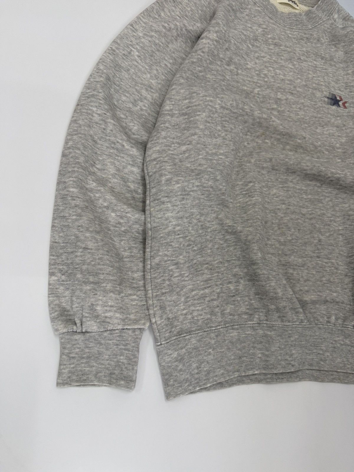 National Athletic Goods 🔥 Vtg 90s Vic Sports Raglan Sleeve Grey Americana Athletic Size US S / EU 44-46 / 1 - 3 Thumbnail