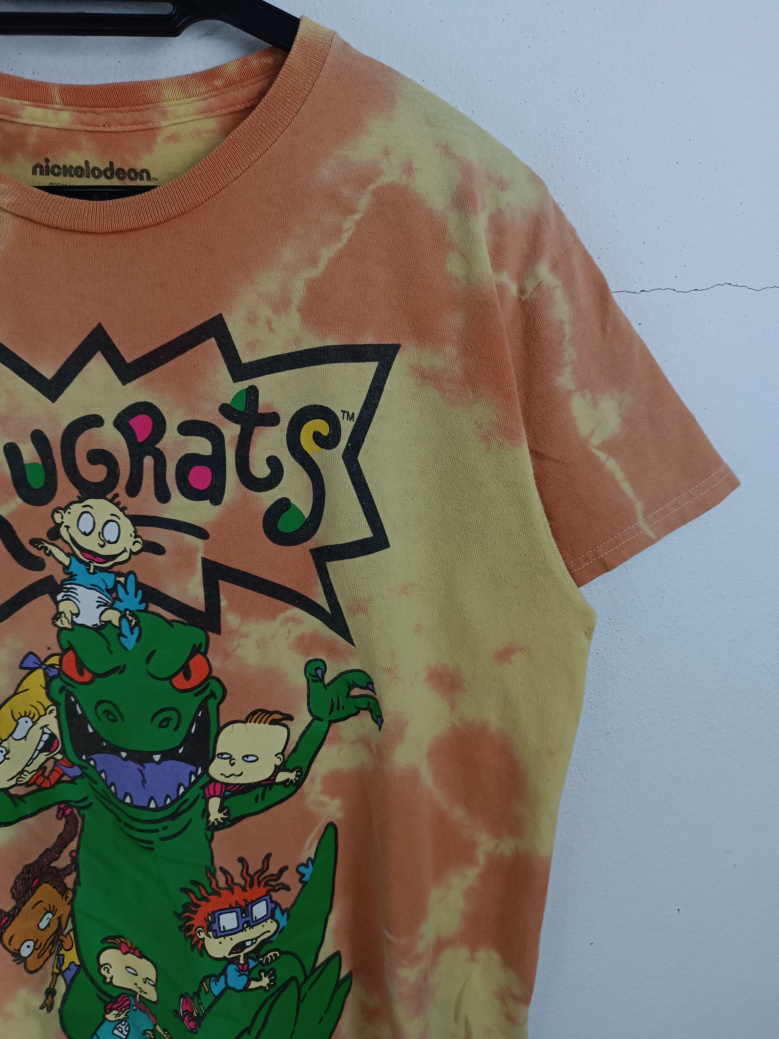 Nickelodeon VINTAGE RUGRATS TIE DYE STYLE TEE hey arnold dinosaur Size US M / EU 48-50 / 2 - 6 Thumbnail